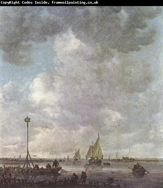 Jan van Goyen Marine Landscape with fishermen